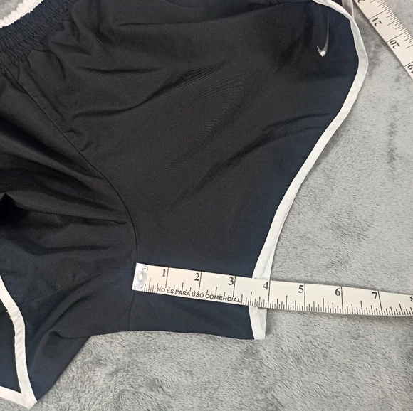 Nike Women's Black Athletic Dri-fit Shorts Lined Size Medium - Picture 9 of 10